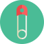 Safety pin icon 64x64