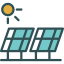 Solar panels icon 64x64