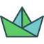 Paper boat Symbol 64x64