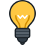 Light bulb icône 64x64