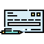 Cheque icon 64x64
