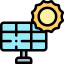 Solar energy icon 64x64