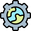 Save the planet icon 64x64