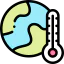 Global warming icon 64x64
