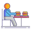 Binge eating icon 64x64