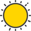 Sun icon 64x64