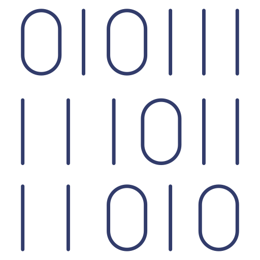 Binary code icon
