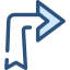 Diagonal arrow Symbol 64x64
