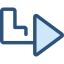 Diagonal arrow Symbol 64x64
