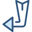 Diagonal arrow Symbol 64x64
