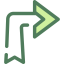 Diagonal arrow Symbol 64x64