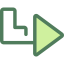 Diagonal arrow Symbol 64x64