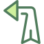 Diagonal arrow Symbol 64x64