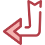 Diagonal arrow Symbol 64x64