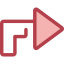 Diagonal arrow Symbol 64x64