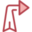 Diagonal arrow Symbol 64x64