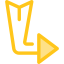 Diagonal arrow Symbol 64x64