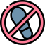 No shoes icon 64x64