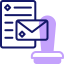 Letter stamp icon 64x64