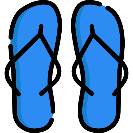 Flip flops icon