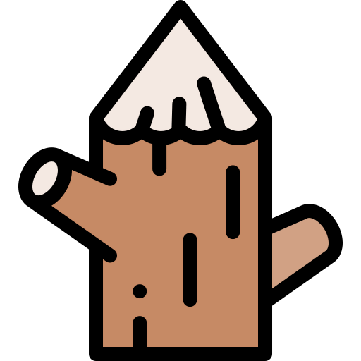 Tree stump icon