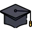 Graduation hat icon 64x64