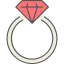 Engagement ring icon 64x64