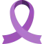 Purple ribbon icon 64x64