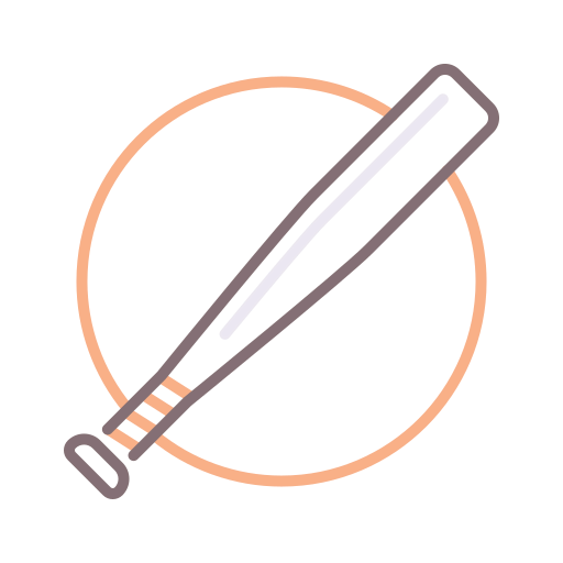 Baseball bat icon