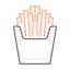 French fries Symbol 64x64