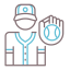 Baseball player Symbol 64x64