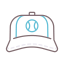 Baseball hat biểu tượng 64x64