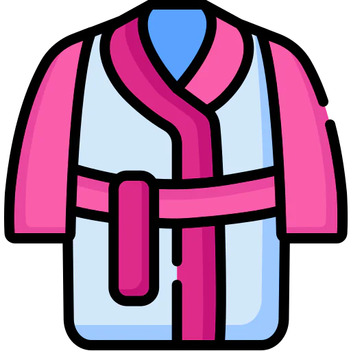 Bath robe icon