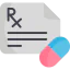 Medical prescription icon 64x64