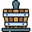 Wood bucket icon 64x64