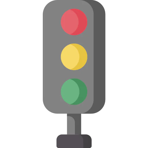 Traffic light icon