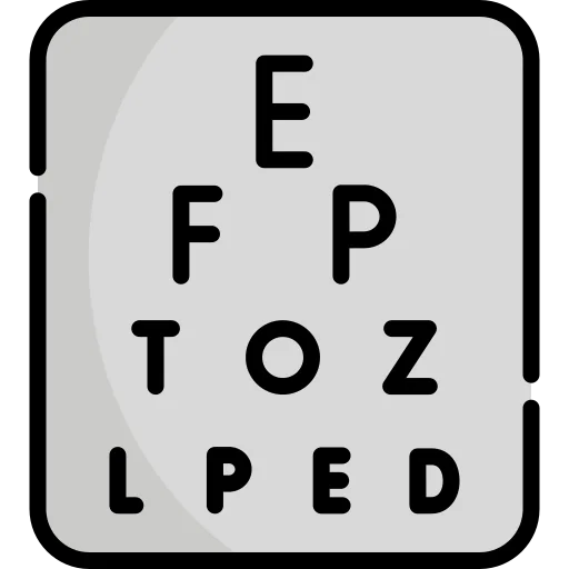 Eye test icon