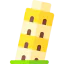 Pisa tower icon 64x64