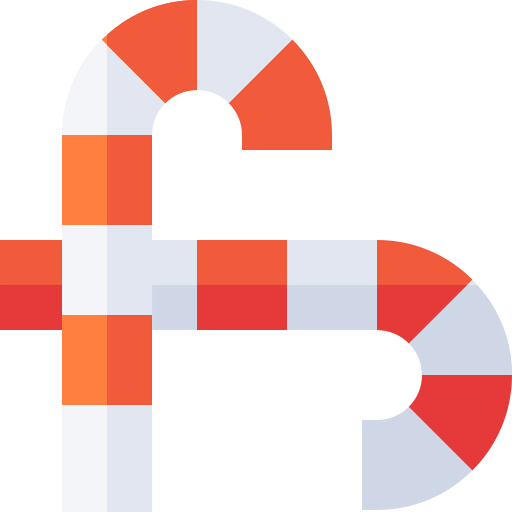 Candy cane icon