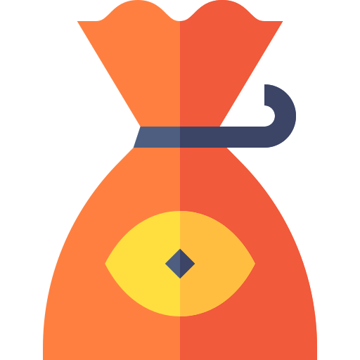 Candy bag icon