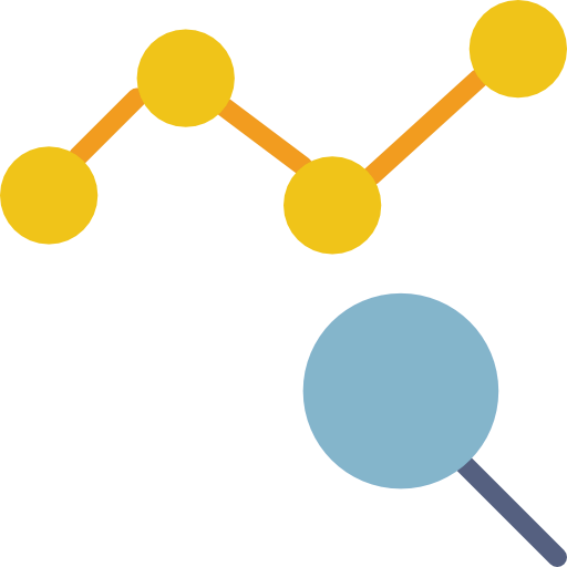 Line chart icon