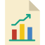 Bar chart icon 64x64