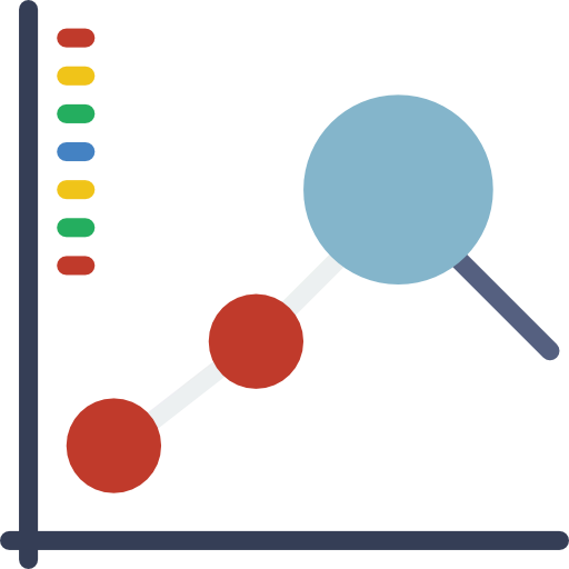Line chart icon