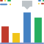 Bar chart icon 64x64