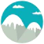 Mountains icon 64x64