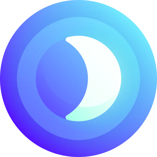 Half moon icon