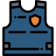 Police vest icon 64x64