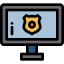 Police computer icon 64x64