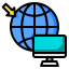 Shopping online icon 64x64