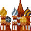 Cathedral of saint basil Ikona 64x64